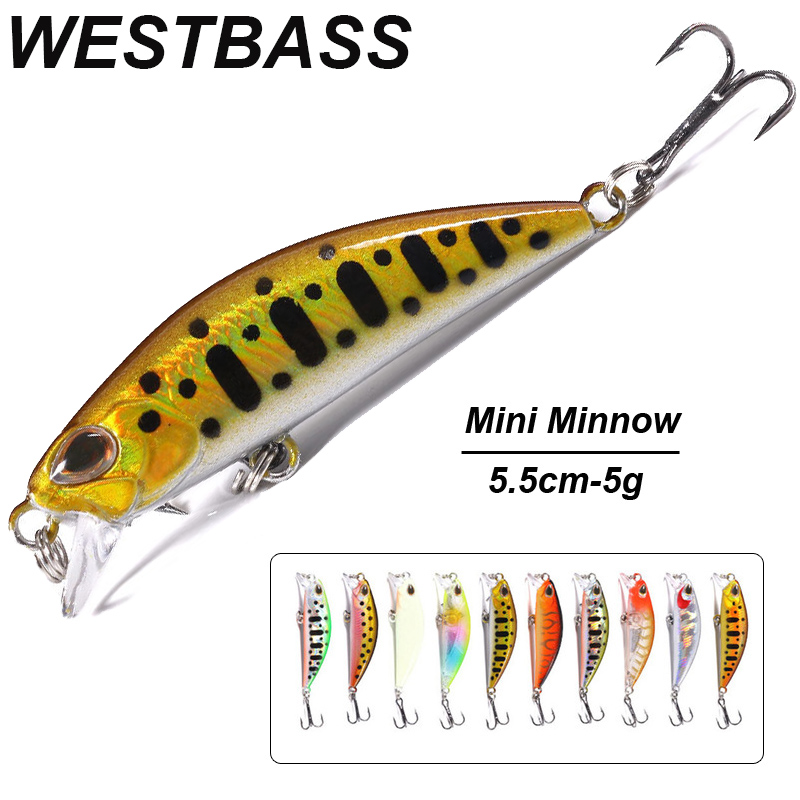 Fishing Lure Swimbait - Westbass 1px micro minnow isca 55mm-5g