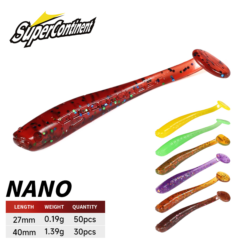 Fishing Lure Soft Plastic - Supercontinente isca macia novo peixinho 4cm/30