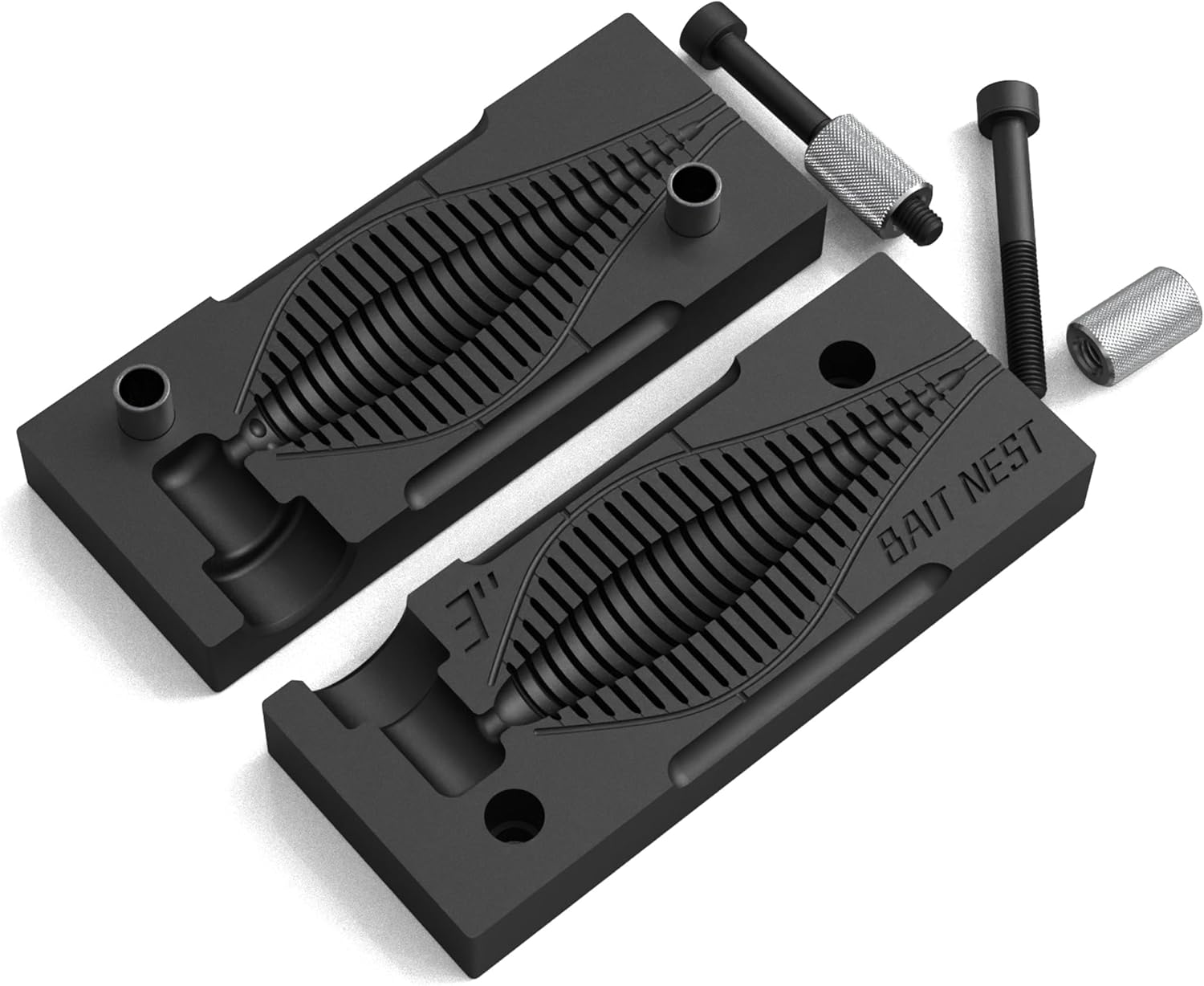 Molde de Alumínio para Iscas d - Fishing Lure Soft Plastic avaliação e preço