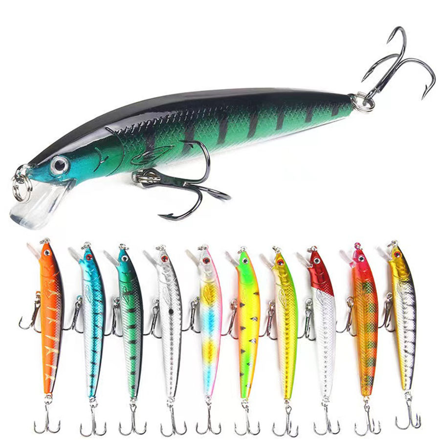 10 pçs jerkbait minnow swimbai - Fishing Lure Swimbait avaliação e preço