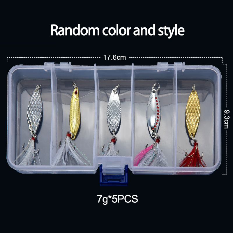 Colher de metal girador isca d - Fishing Lure Crankbait avaliação e preço