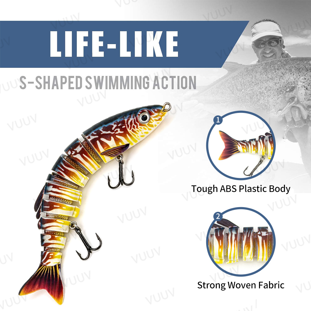 100 Iscas Articuladas para Pes - Fishing Lure Popper avaliação e preço