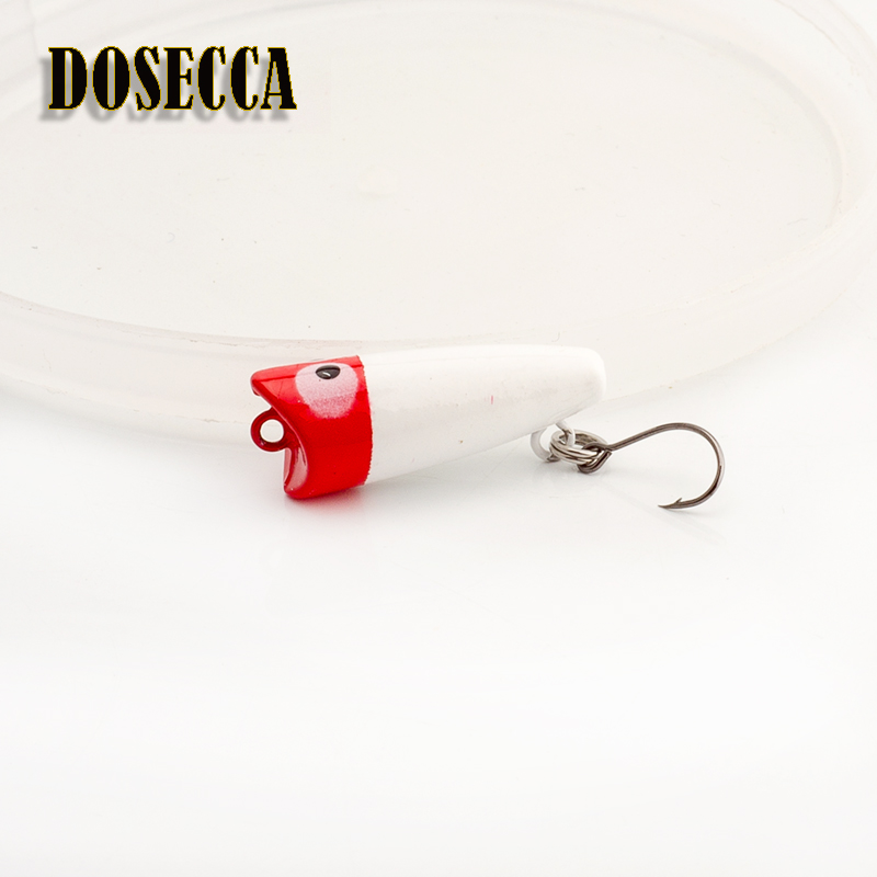 1 pçs 2.5cm 1.5g topwater isca - Fishing Lure Popper avaliação e preço