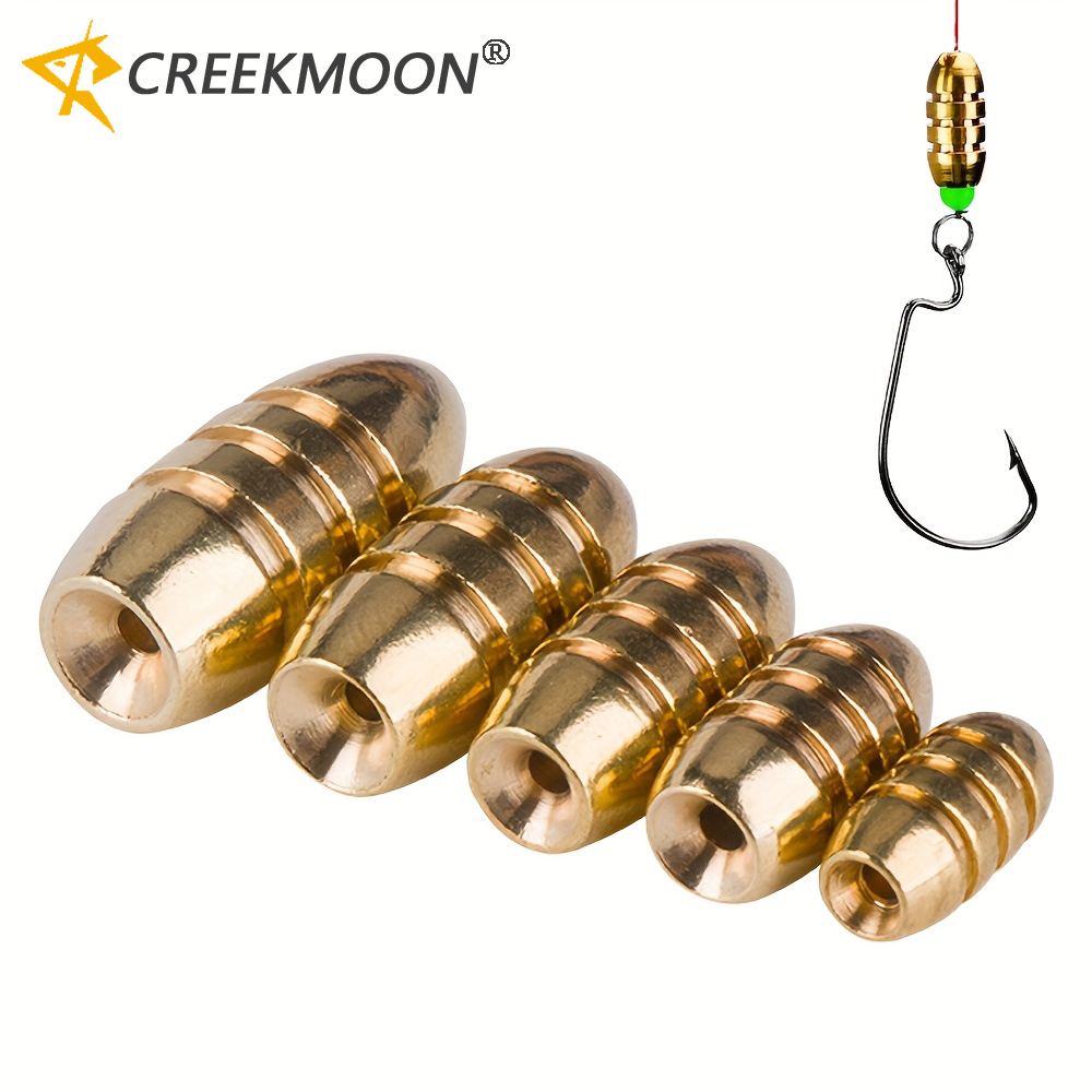 20 pçs latão cobre chumbadas d - Fishing Lure Kit avaliação e preço